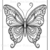 Mandala Butterflies Coloring Book: Anti-Stress, Anxiety, and Relaxation For Adults and Teens