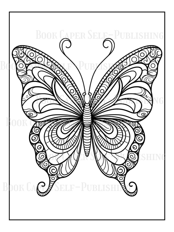 Mandala Butterflies Coloring Book: Anti-Stress, Anxiety, and Relaxation For Adults and Teens