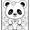 Mandala Panda Coloring Book: Relaxation and Stress Relief for Adults and Teens