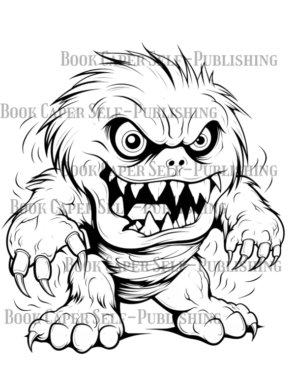 Monster Realm Coloring Book: From Kids to Adults, Fun Coloring for All
