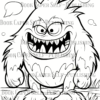 Monster Realm Coloring Book: From Kids to Adults, Fun Coloring for All