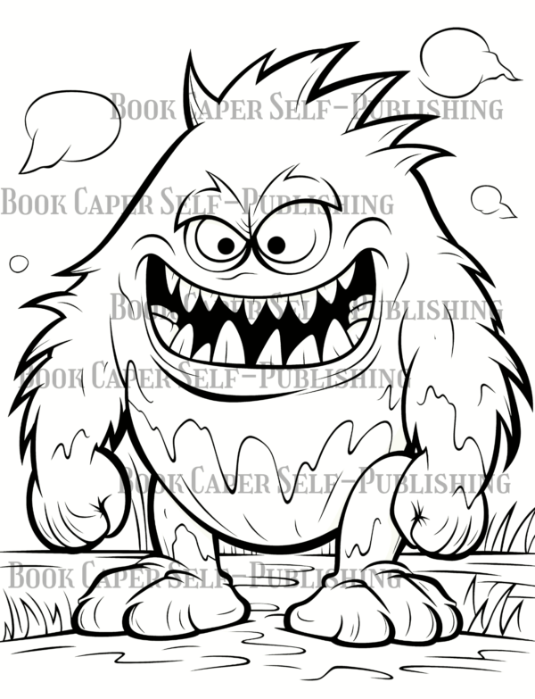 Monster Realm Coloring Book: From Kids to Adults, Fun Coloring for All