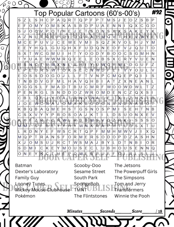 The Glory Days Word Search: 101 Puzzles Across the Decades From the 60's, 70's, 80's 90's & 00's: Captivating Word-Find For Adults and Seniors