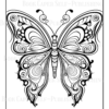 Mandala Butterflies Coloring Book: Anti-Stress, Anxiety, and Relaxation For Adults and Teens