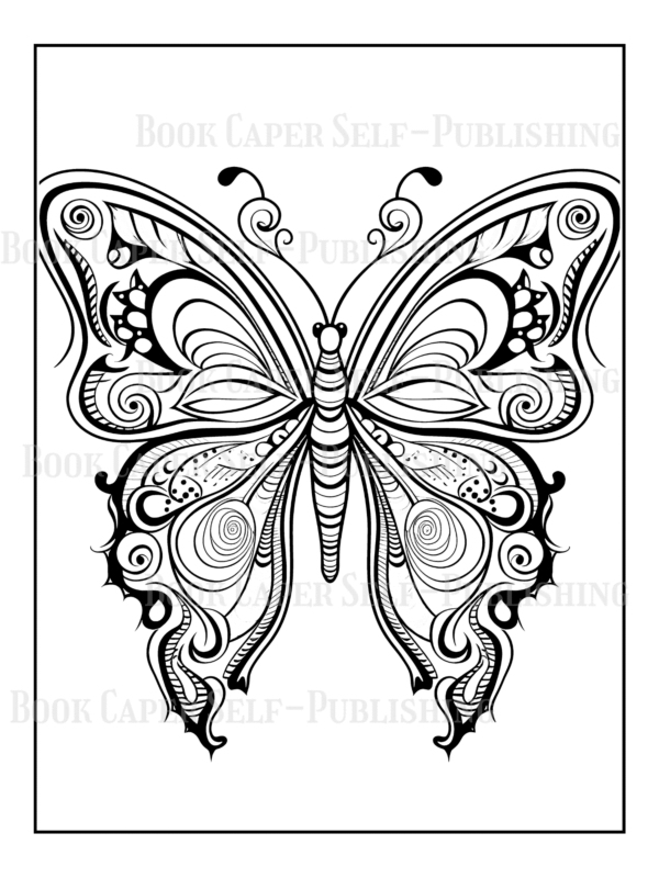Mandala Butterflies Coloring Book: Anti-Stress, Anxiety, and Relaxation For Adults and Teens