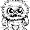 Monster Realm Coloring Book: From Kids to Adults, Fun Coloring for All