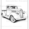 Classic Cars and Trucks Coloring Book: Anti-Stress, Anxiety, and Relaxation For Adults, Teens, and Kids