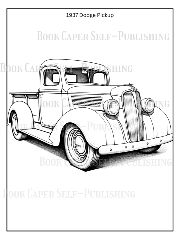 Classic Cars and Trucks Coloring Book: Anti-Stress, Anxiety, and Relaxation For Adults, Teens, and Kids