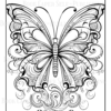 Mandala Butterflies Coloring Book: Anti-Stress, Anxiety, and Relaxation For Adults and Teens