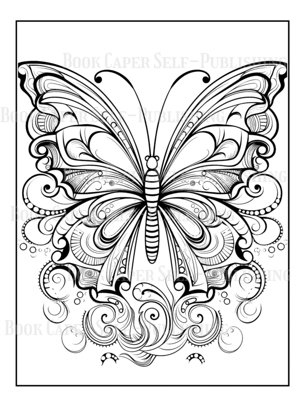 Mandala Butterflies Coloring Book: Anti-Stress, Anxiety, and Relaxation For Adults and Teens