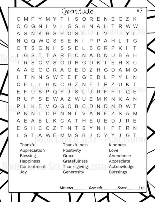Mindful Tranquility: 100 Soothing and Serene Word Search Puzzles
