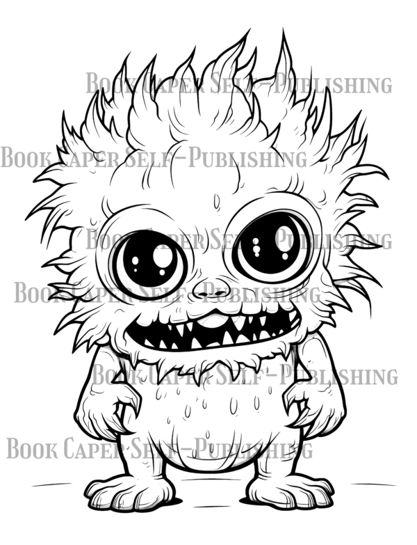 Monster Realm Coloring Book: From Kids to Adults, Fun Coloring for All