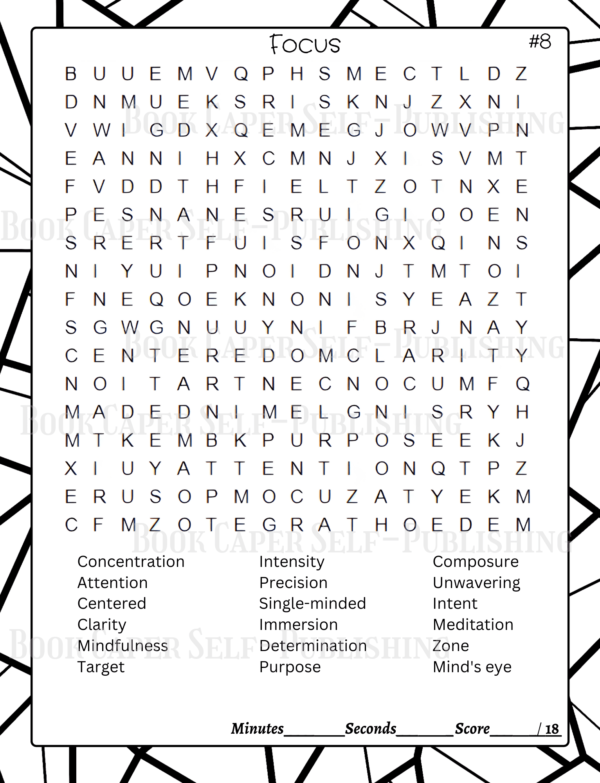 Mindful Tranquility: 100 Soothing and Serene Word Search Puzzles