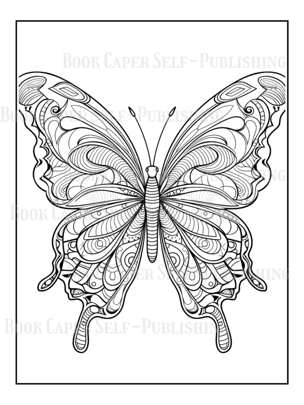 Mandala Butterflies Coloring Book: Anti-Stress, Anxiety, and Relaxation For Adults and Teens