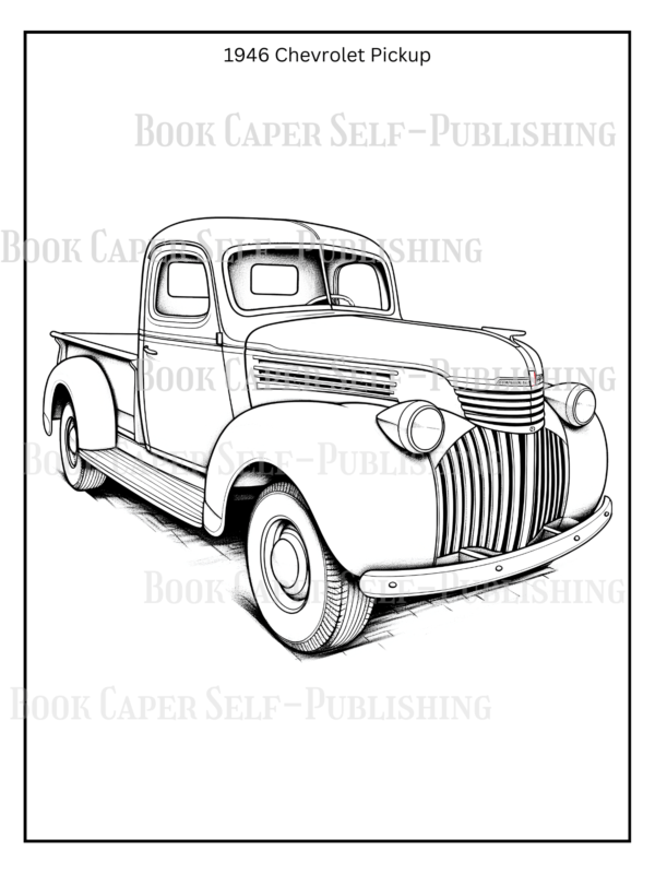 Classic Cars and Trucks Coloring Book: Anti-Stress, Anxiety, and Relaxation For Adults, Teens, and Kids