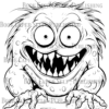 Monster Realm Coloring Book: From Kids to Adults, Fun Coloring for All