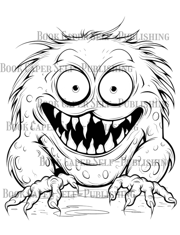 Monster Realm Coloring Book: From Kids to Adults, Fun Coloring for All