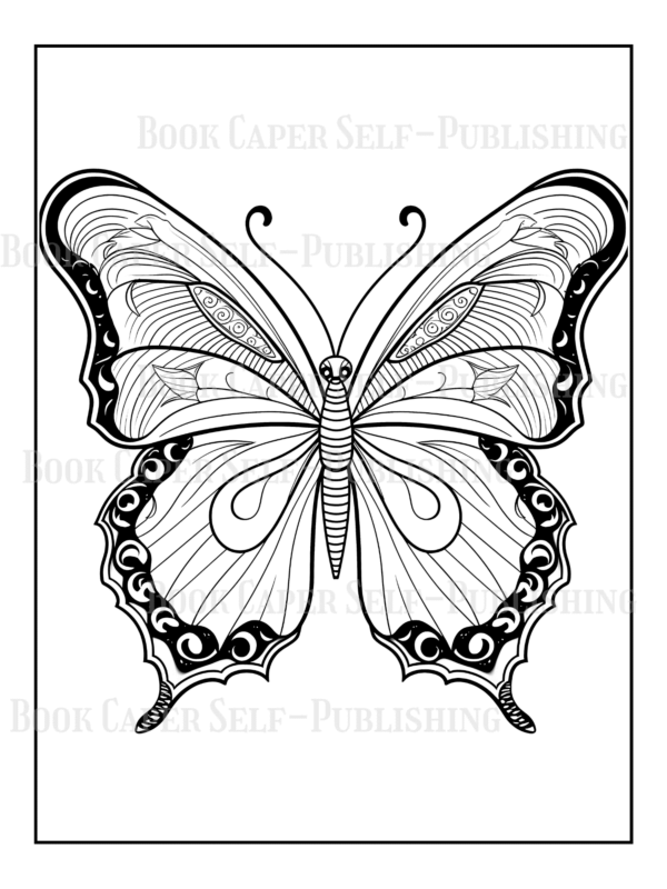 Mandala Butterflies Coloring Book: Anti-Stress, Anxiety, and Relaxation For Adults and Teens