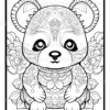 Mandala Panda Coloring Book: Relaxation and Stress Relief for Adults and Teens