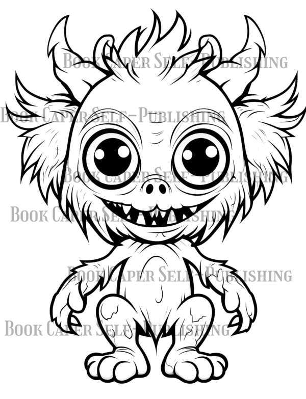 Monster Realm Coloring Book: From Kids to Adults, Fun Coloring for All