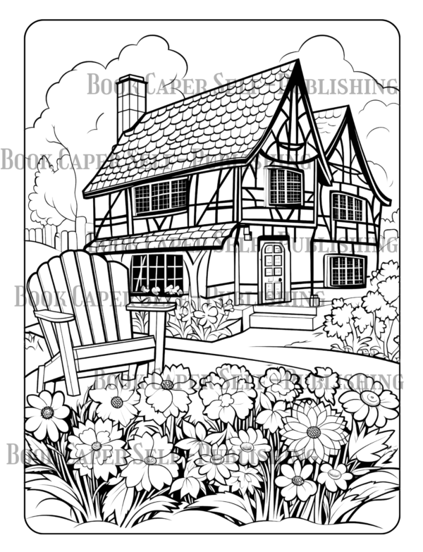Cottagecore Coloring Book: For Adults and Teens