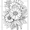 Wildflower Dreams Coloring Book: For Seniors, Women, Men, Girls and Boys