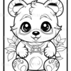 Mandala Panda Coloring Book: Relaxation and Stress Relief for Adults and Teens