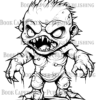 Monster Realm Coloring Book: From Kids to Adults, Fun Coloring for All