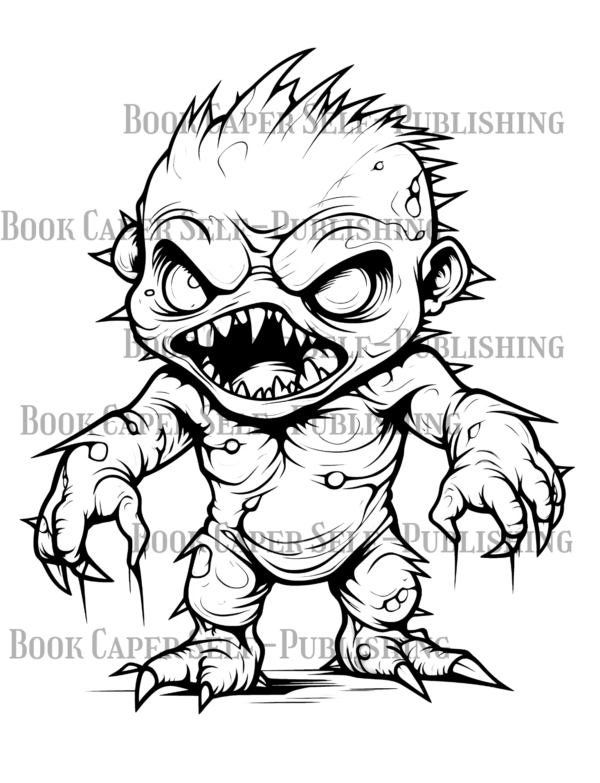 Monster Realm Coloring Book: From Kids to Adults, Fun Coloring for All