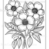 Wildflower Dreams Coloring Book: For Seniors, Women, Men, Girls and Boys