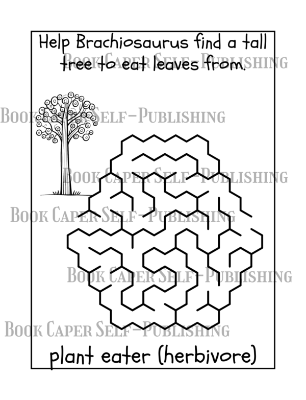 Dinosaurs Coloring Book With Mazes & Drawing Pages, A Fun and Educational Coloring Book for Kids