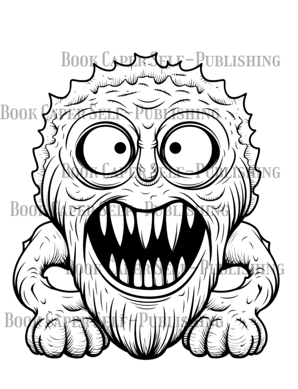 Monster Realm Coloring Book: From Kids to Adults, Fun Coloring for All