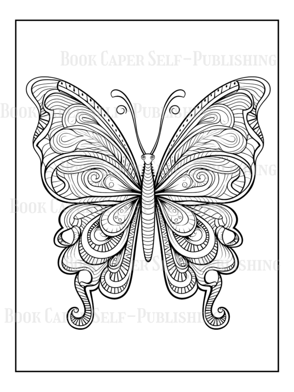 Mandala Butterflies Coloring Book: Anti-Stress, Anxiety, and Relaxation For Adults and Teens