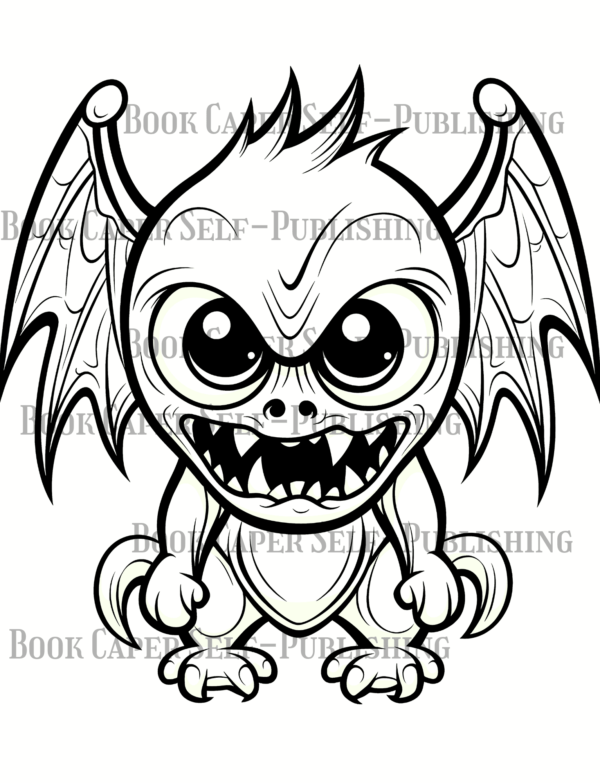 Monster Realm Coloring Book: From Kids to Adults, Fun Coloring for All