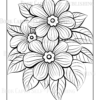 Wildflower Dreams Coloring Book: For Seniors, Women, Men, Girls and Boys