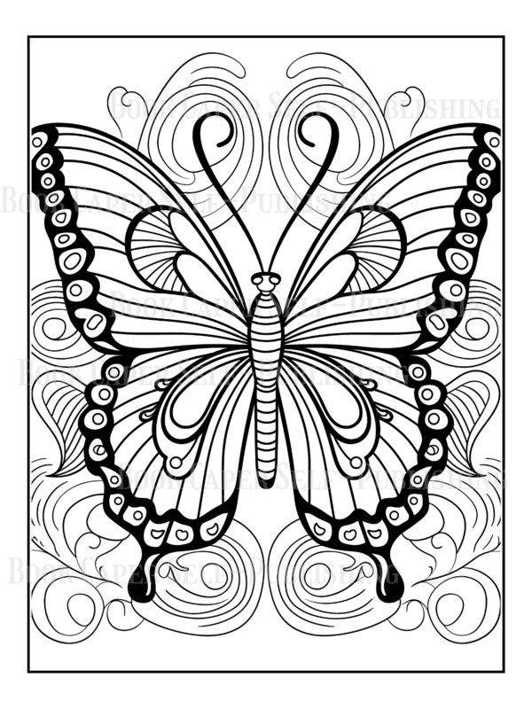 Mandala Butterflies Coloring Book: Anti-Stress, Anxiety, and Relaxation For Adults and Teens