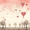 Valentine's Day Delights: Whispers of Romance Scrapbooking Patterns