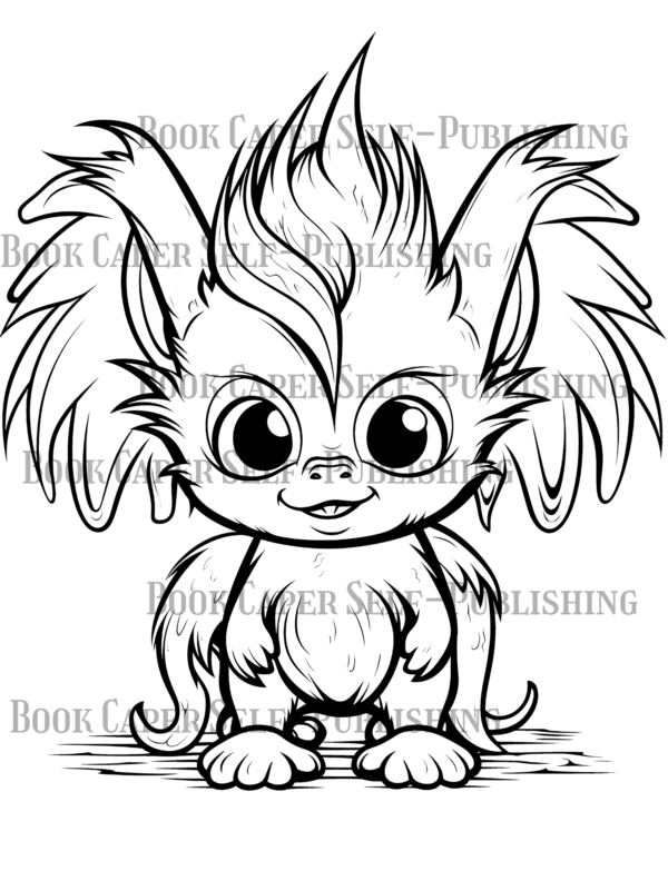 Monster Realm Coloring Book: From Kids to Adults, Fun Coloring for All
