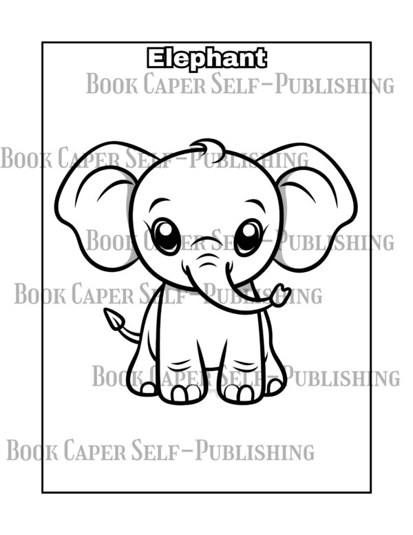 Toddler Coloring Book Ages 1-3 Large, Easy-to-Color Cute Animal Pictures with Bold Outlines