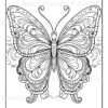 Mandala Butterflies Coloring Book: Anti-Stress, Anxiety, and Relaxation For Adults and Teens