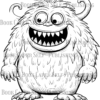 Monster Realm Coloring Book: From Kids to Adults, Fun Coloring for All