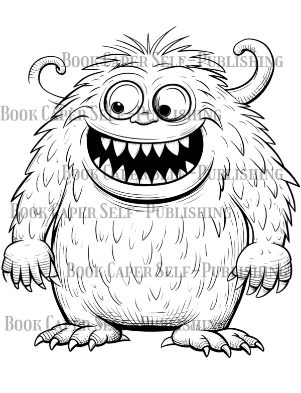 Monster Realm Coloring Book: From Kids to Adults, Fun Coloring for All