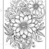 Wildflower Dreams Coloring Book: For Seniors, Women, Men, Girls and Boys