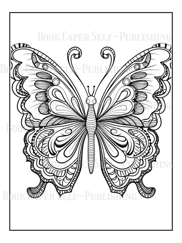 Mandala Butterflies Coloring Book: Anti-Stress, Anxiety, and Relaxation For Adults and Teens