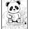 Mandala Panda Coloring Book: Relaxation and Stress Relief for Adults and Teens