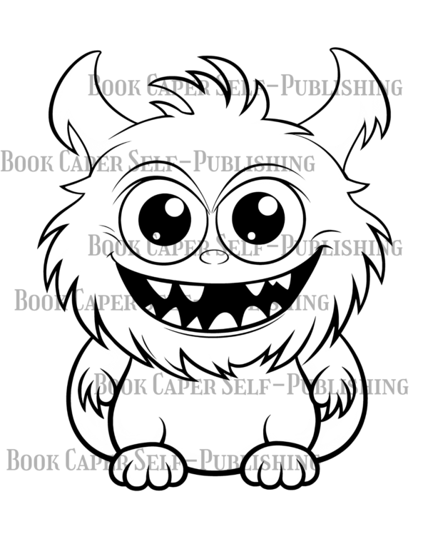 Monster Realm Coloring Book: From Kids to Adults, Fun Coloring for All