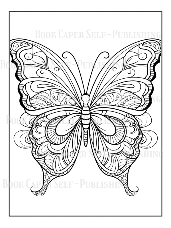 Mandala Butterflies Coloring Book: Anti-Stress, Anxiety, and Relaxation For Adults and Teens