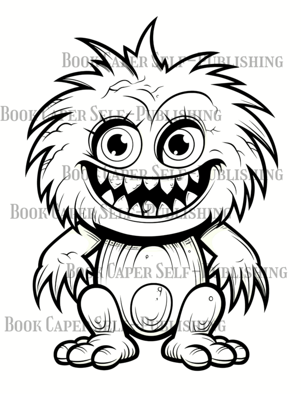 Monster Realm Coloring Book: From Kids to Adults, Fun Coloring for All