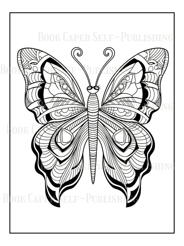 Mandala Butterflies Coloring Book: Anti-Stress, Anxiety, and Relaxation For Adults and Teens