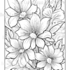 Wildflower Dreams Coloring Book: For Seniors, Women, Men, Girls and Boys